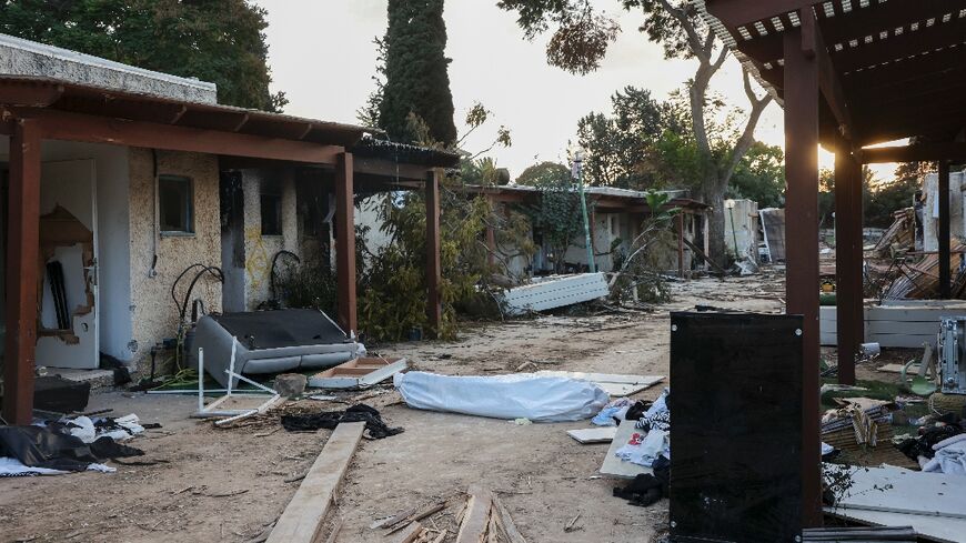 More than 60 people were killed during the Hamas attack on Kfar Aza kibbutz