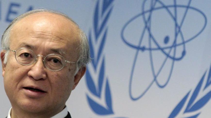 International Atomic Energy Agency (IAEA) Director General Yukiya Amano reacts as he attends a news conference during a board of governors meeting at the UN headquarters in Vienna November 29, 2012. The U.N. nuclear agency made no progress in a year-long push to find out if Iran worked on developing an atomic bomb, its chief said on Thursday, calling for urgent efforts to end Tehran's standoff with the West. Amano said he would not give up seeking to end what Western diplomats describe as Iranian stonewalli