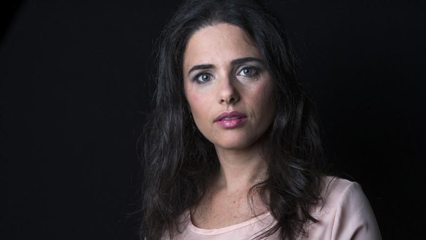 TEL AVIV, ISRAEL - FEBRUARY 24:  Ayelet Shaked poses for a portrait on February 24, 2015 in Tel Aviv, Israel. Ayelet Shaked of the Bayit Yehudi party is the newly appointed Justice Minister.  (Photo by Ilia Yefimovich/Getty Images)