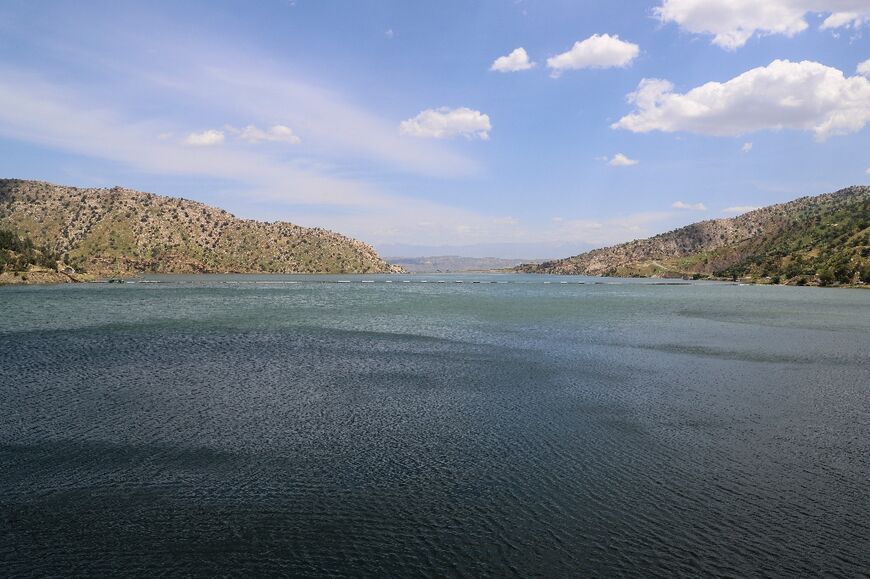 The Darbandikhan reservoir is just a few centimetres short of being officially full
