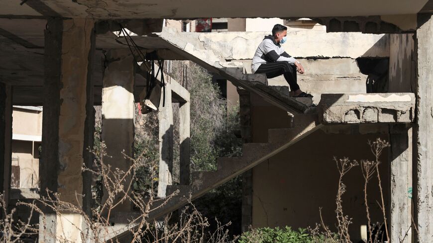 Gaza building damaged in 2014 war