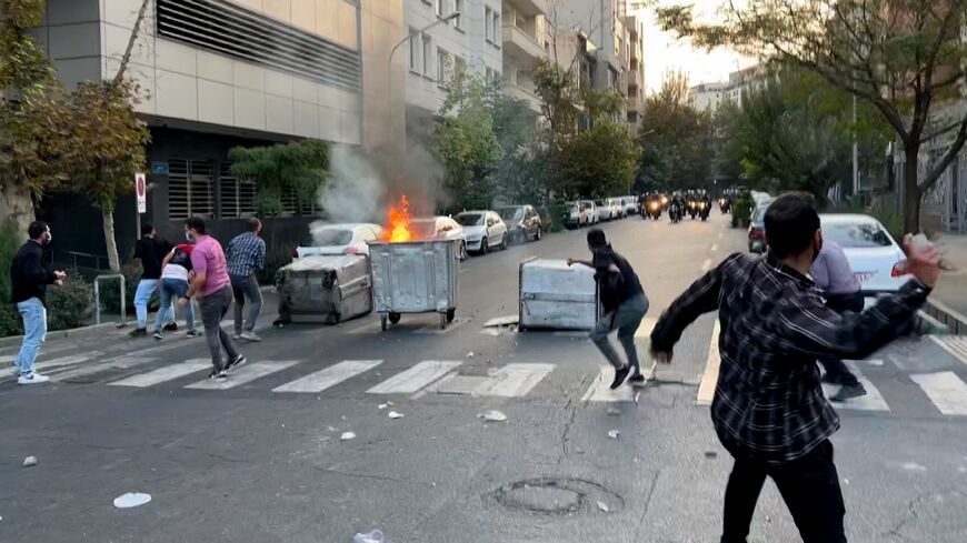 Images posted on social media and obtained by AFP outside Iran have shown fierce clashes between Iranian protesters and the security forces