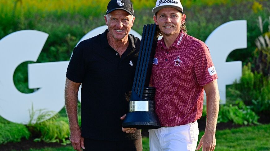 Australia's Cameron Smith (right) won the LIV Golf Invitational Chicago in September 2022