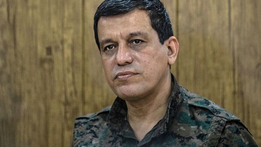 Mazloum Abdi, commander-in-chief of the Syrian Democratic Forces (SDF), in a file picture from November 1, 2020
