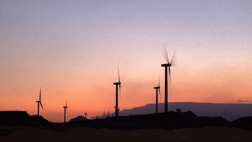 Wind turbines on the Red Sea coast of Egypt, which has agreed on a large new wind energy project with the UAE