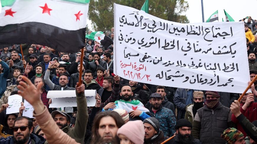 Hundreds Of Syrians Protest Signs Of Damascus-Ankara Thaw - Al-Monitor ...