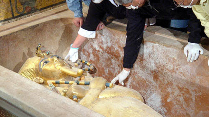 Mummies With Gold Tongues Uncovered In Lower Egypt - Al-Monitor ...