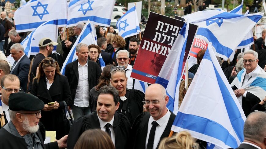 Israeli Lawyers Rally Against Judicial Overhaul Plans - Al-Monitor: The ...