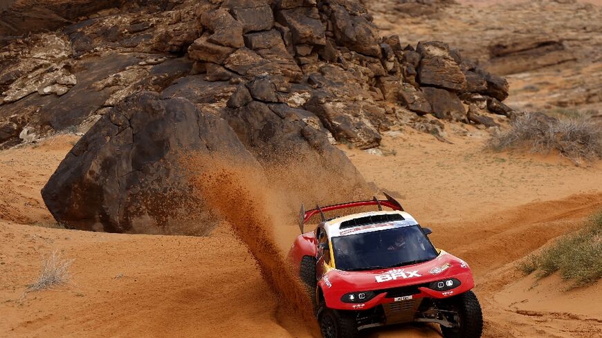 French driver Sebastien Loeb put behind him two days of problems to win the fourth stage of the Dakar Rally