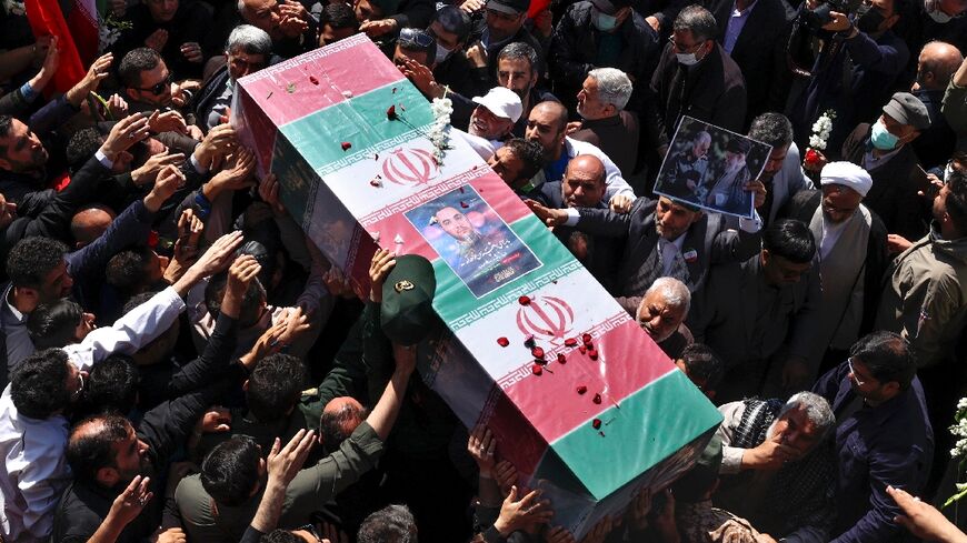The two Iranian fighters, identified as Milad Heidari and Meghdad Mahghani, were killed on March 31, 2023 when Israel launched several missiles from the occupied Golan Heights against pro-regime positions near Damascus