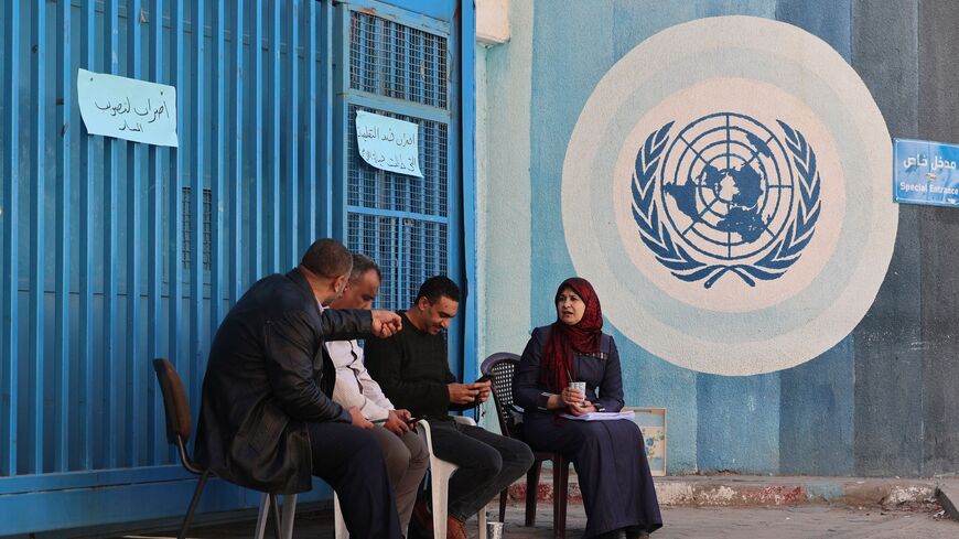 UNRWA Staff In Gaza Strike As Demands Remain Unmet - Al-Monitor ...