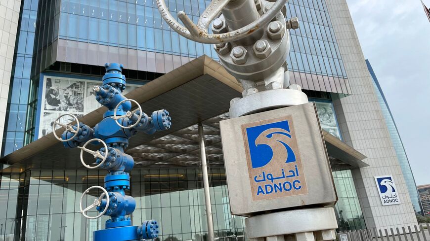 A picture shows the headquarters of UAE's state oil company ADNOC in Dubai on July 27, 2022. (Photo by Giuseppe CACACE / AFP) (Photo by GIUSEPPE CACACE/AFP via Getty Images)