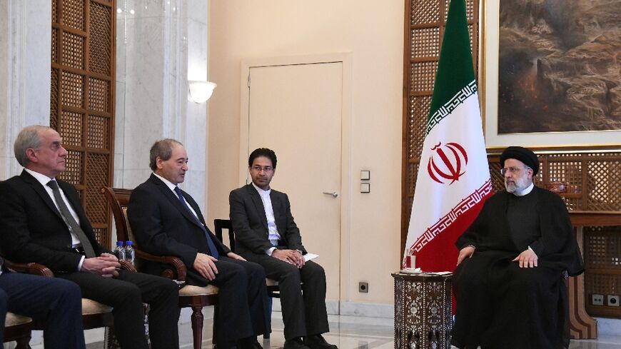 Iranian President Ebrahim Raisi also met Syria's Foreign Minister Faisal Mekdad in Damascus