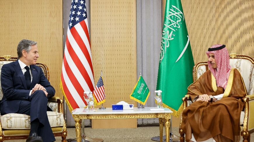 US Secretary of State Antony Blinken met with Saudi Arabia's Foreign Minister Prince Faisal bin Farhan during a visit to Riyadh in June