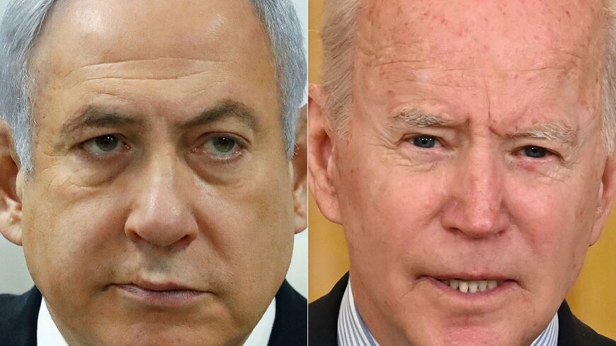 Israeli Prime Minister Benjamin Netanyahu (L) will meet with US President Joe Biden in New York on September 20, 2023, a White House official has announced