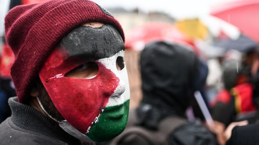 Demonstrations in France sparked by the Mideast situation have been peaceful so far