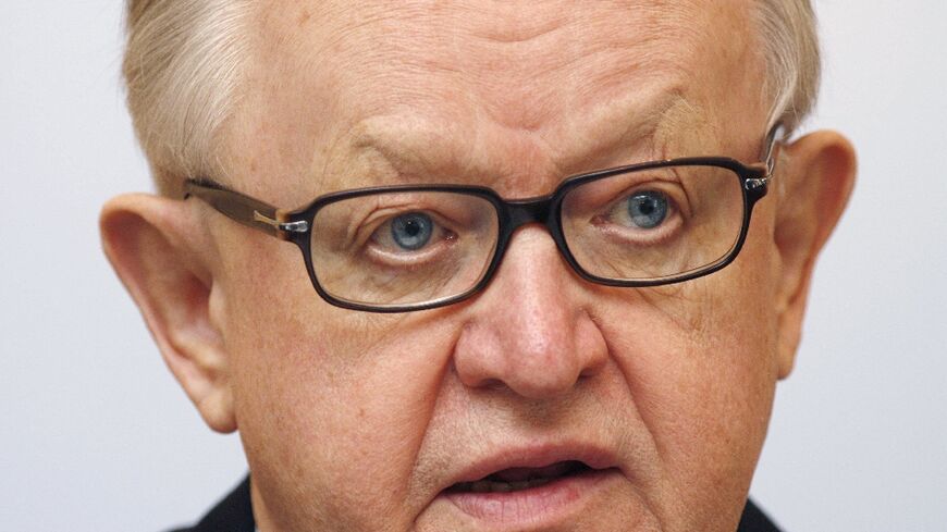 Nobel Peace Prize winner and former Finnish president Martti Ahtisaari