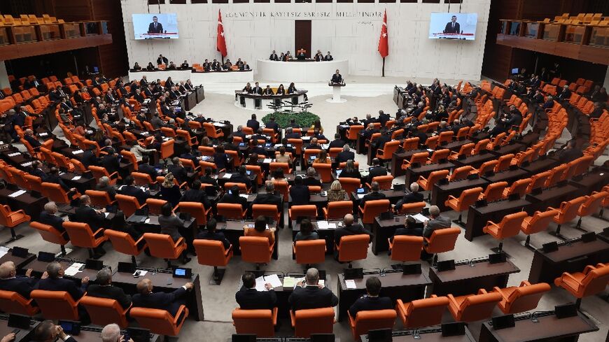 The Turkish parliament is on recess until January 15 