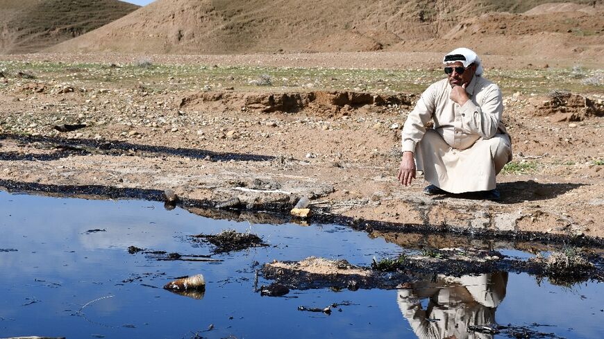 Oil spills in Iraq's north pollute otherwise fertile farmland, rendering vast fields barren