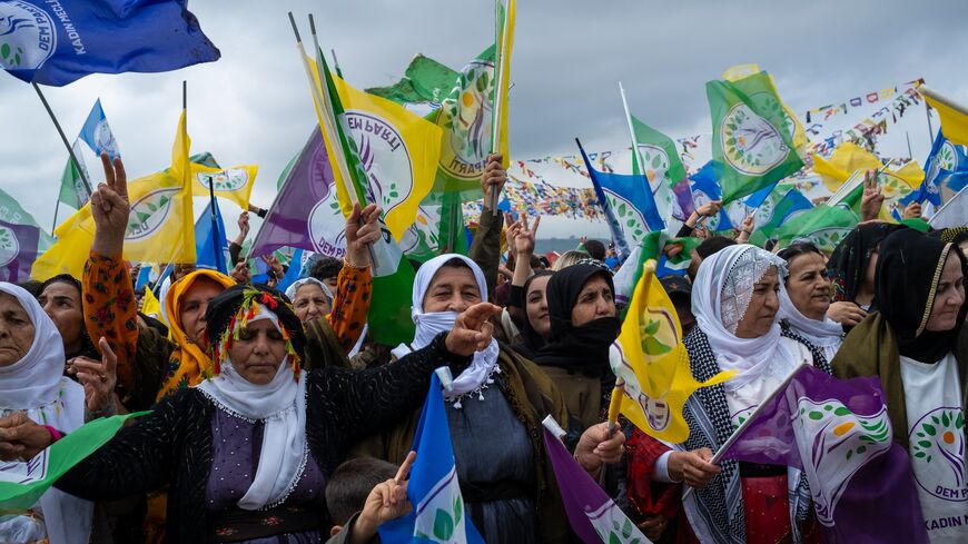 Kurdish communities in Turkey gathered in Sirnak, Cizre, to commemorate Nowruz, March 20, 2024.