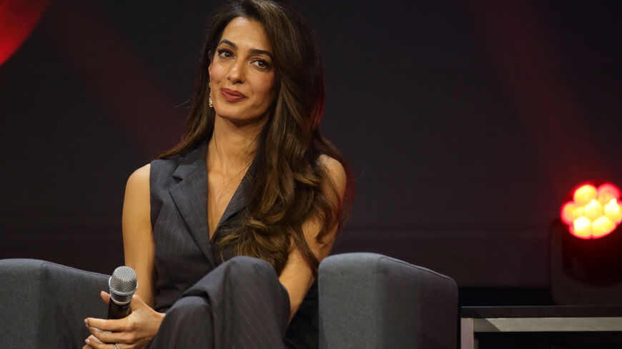 VIENNA, AUSTRIA - MAY 17: Human rights activist and lawyer Amal Clooney attends the international digital festival 4Gamechangers 2023 at Marx Halle Wien on May 17, 2023 in Vienna, Austria. (Photo by Heinz-Peter Bader/Getty Images)