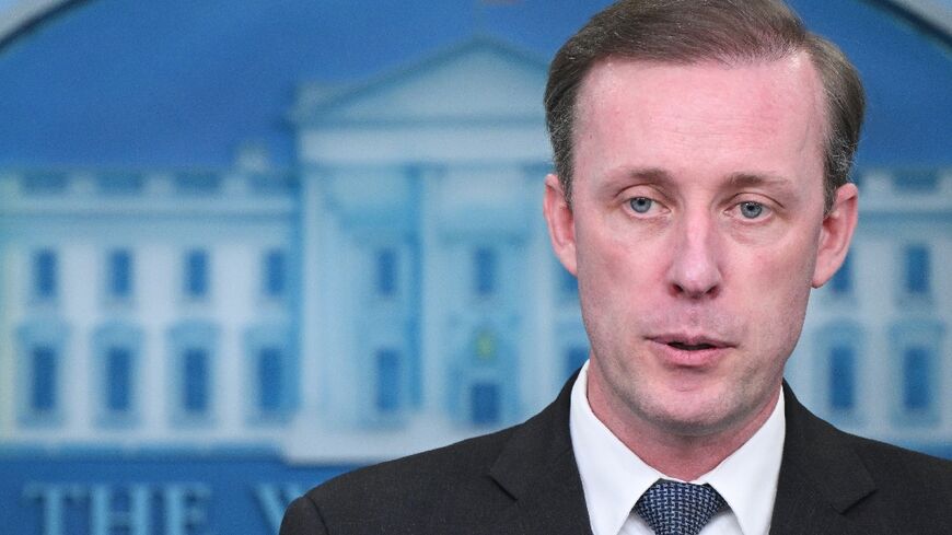 US National Security Advisor Jake Sullivan speaks during the daily briefing in the Brady Briefing Room of the White House in Washington, DC, on May 13, 2024.