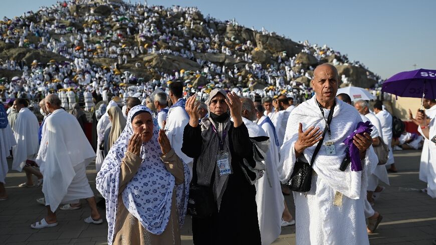 Pilgrims from around the world will pray at Mount Arafat on Saturday