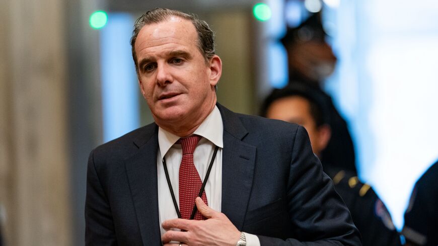 White House Coordinator for the Middle East and North Africa Brett McGurk arrives at the US Capitol on April 18, 2024 in Washington, DC. 