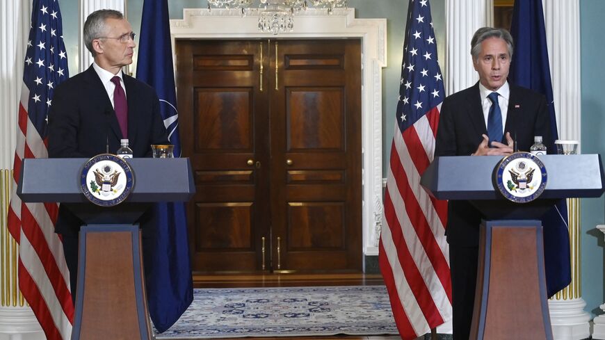 US Secretary of State Antony Blinken and NATO Secretary General Jens Stoltenberg.