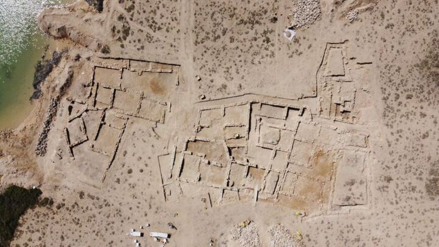 Researchers believe these ancient residential buildings may represent part of the lost city of Tu'am in the United Arab Emirates. The city is thought to have reached its zenith in the sixth century.