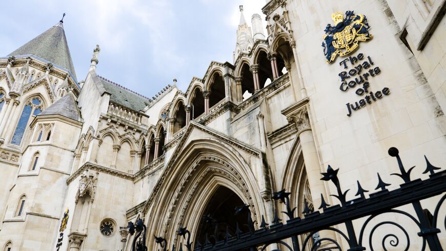 The Royal Courts of Justice in London, England.
