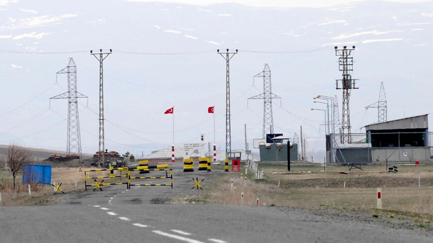 Turkey's Dogu Kapi border gate to Armenia, Kars, Akyaka province, April 15, 2009.