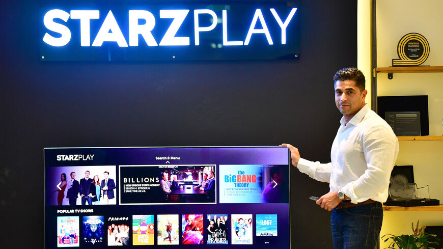 Co-founder and Ceo of Starz Play Maaz Sheikh poses in his office in Dubai on April 23, 2019. Streaming services in the Middle East are competing for Arab audiences with US giant Netflix set to release its first Arabic production in June, chasing a slice of a potentially lucrative market. (Photo by GIUSEPPE CACACE / AFP) (Photo by GIUSEPPE CACACE/AFP via Getty Images)