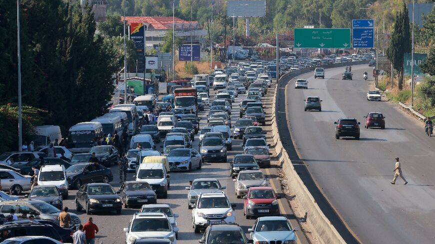 Lebanese civilians flee Israel's intensifying bombardment of the south, heading for anywhere they see they as safe