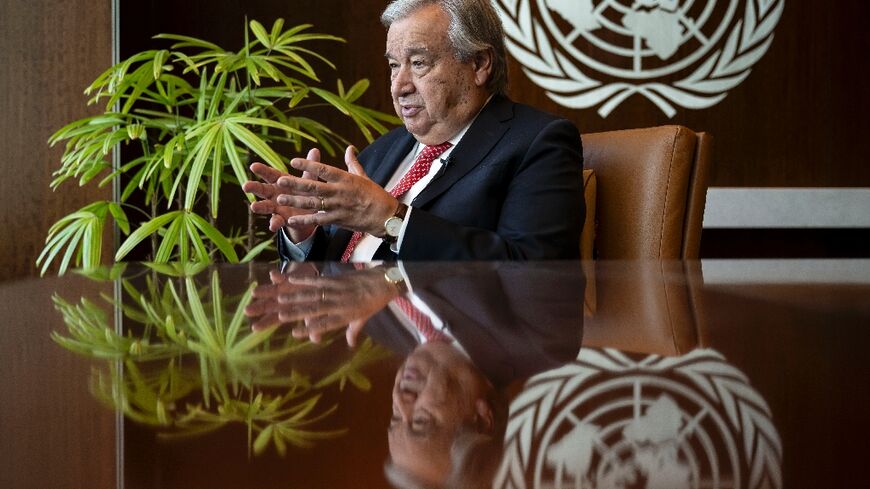 Guterres lashed out at Israel's handling of its war in the devastated Palestinian territory