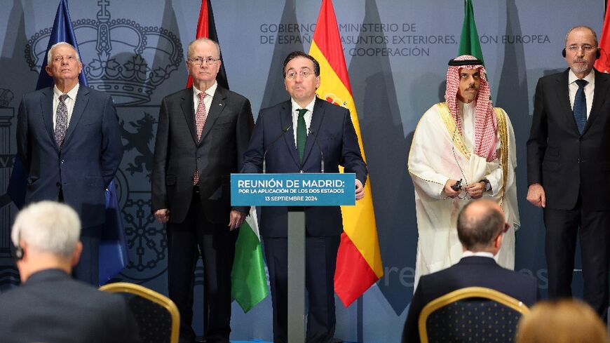 Spanish Foreign Minister Jose Manuel Albares hosted Arab and European nations in Madrid