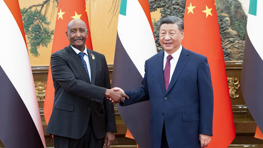 Chinese President Xi Jinping meets with Chairman of Sudan's Sovereignty Council Abdel Fattah Al-Burhan at Beijing for the 2024 Summit of the Forum on China-Africa Cooperation (FOCAC) Sept. 6, 2024. — Chinese government