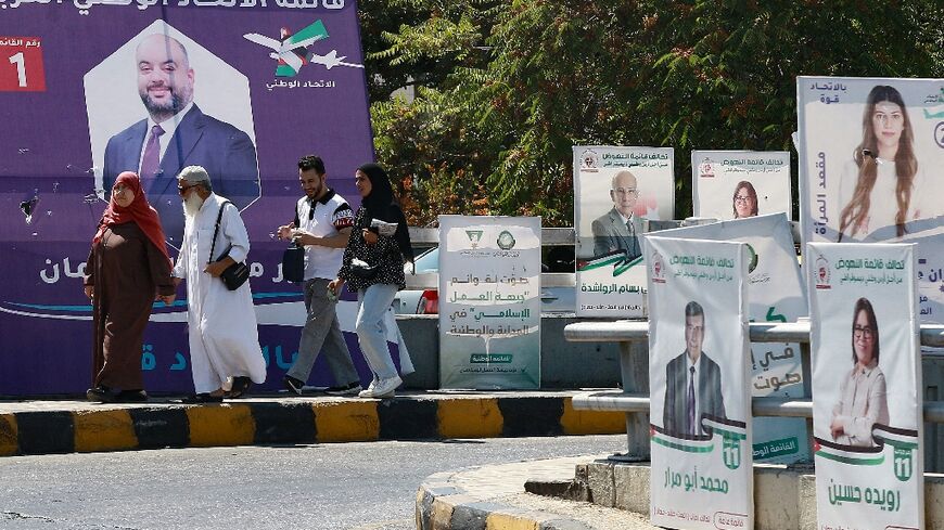 Jordanians will vote Tuesday in an election where economic woes and the war in Gaza take centre stage