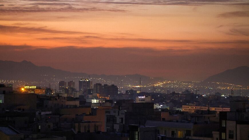 Tehran at dawn after explosions were heard on October 26, 2024