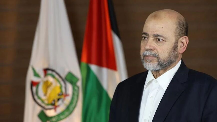 Hamas official Mousa Abu Marzouk is seen in an undated image released by the group's political bureau.