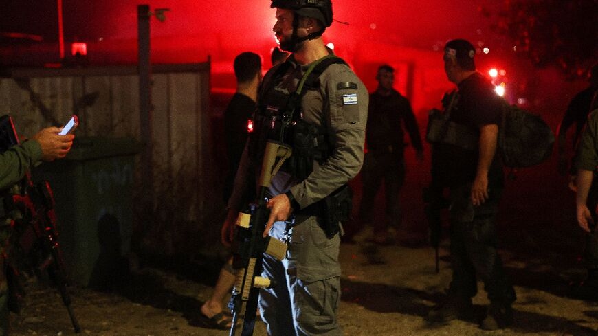 Two men were pronounced dead after rocket fire from Lebanon hit northern Israel, near the town of Nahariya, on Tuesday, first responders said.