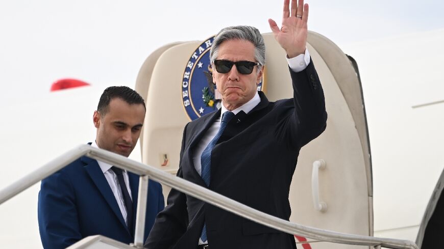 US Secretary of State Antony Blinken arrives in Jordan at the start of a Syria crisis tour.