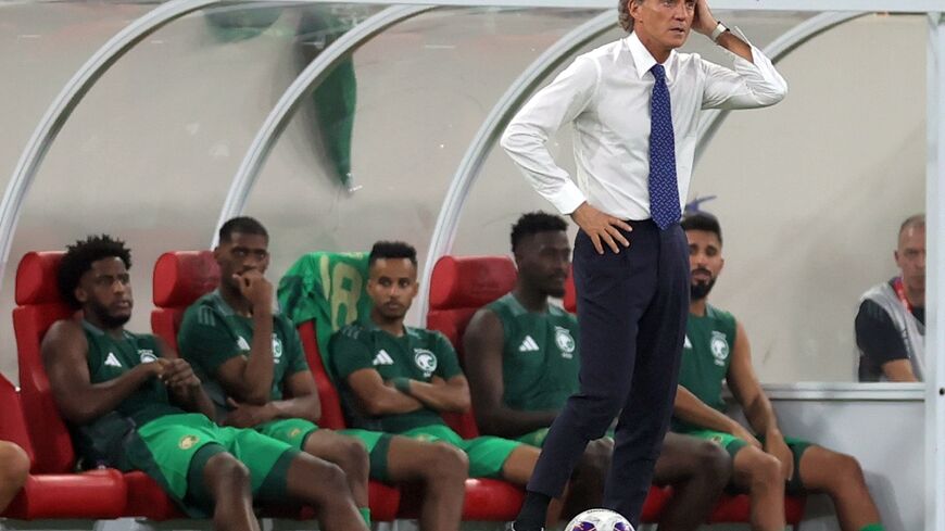 Roberto Mancini was sacked by Saudi Arabia in October