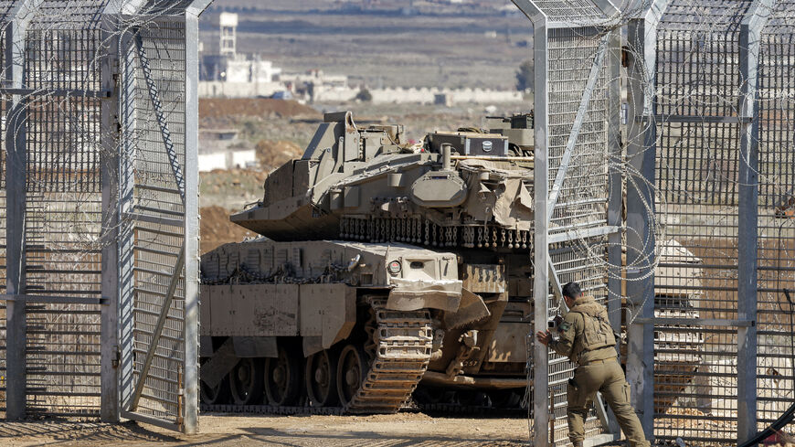 Israeli tank enters Syria buffer zone