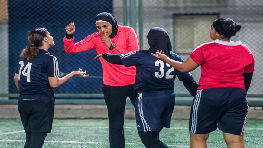 Meet Egypt’s First Female Coach Of A Men S Soccer Team Al Monitor Independent Trusted