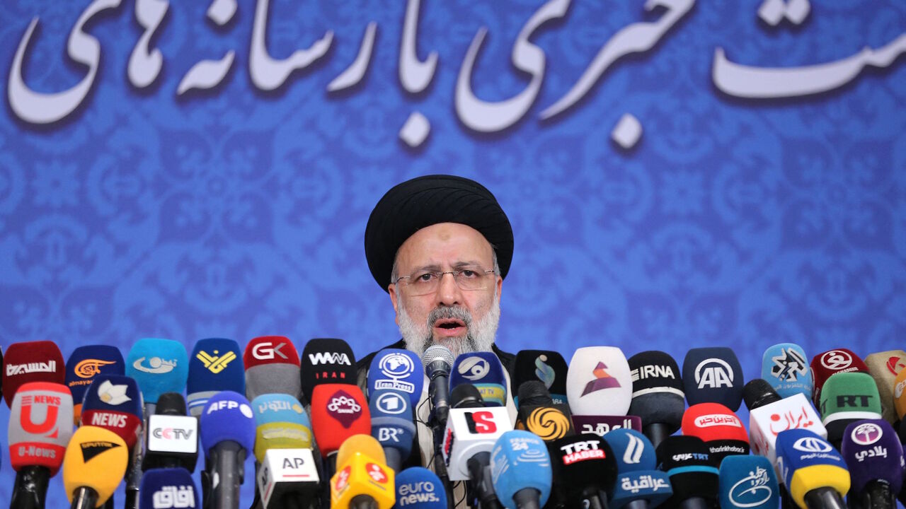 Iran's President-elect Ebrahim Raisi speaks during his first press conference in the Islamic republic's capital Tehran, on June 21, 2021. 