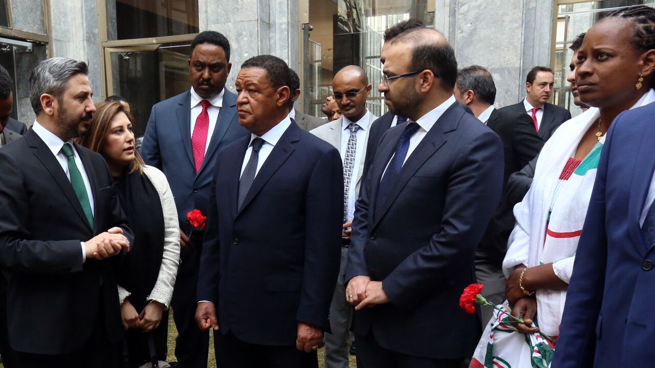 Ethiopian president visits Turkish parliament