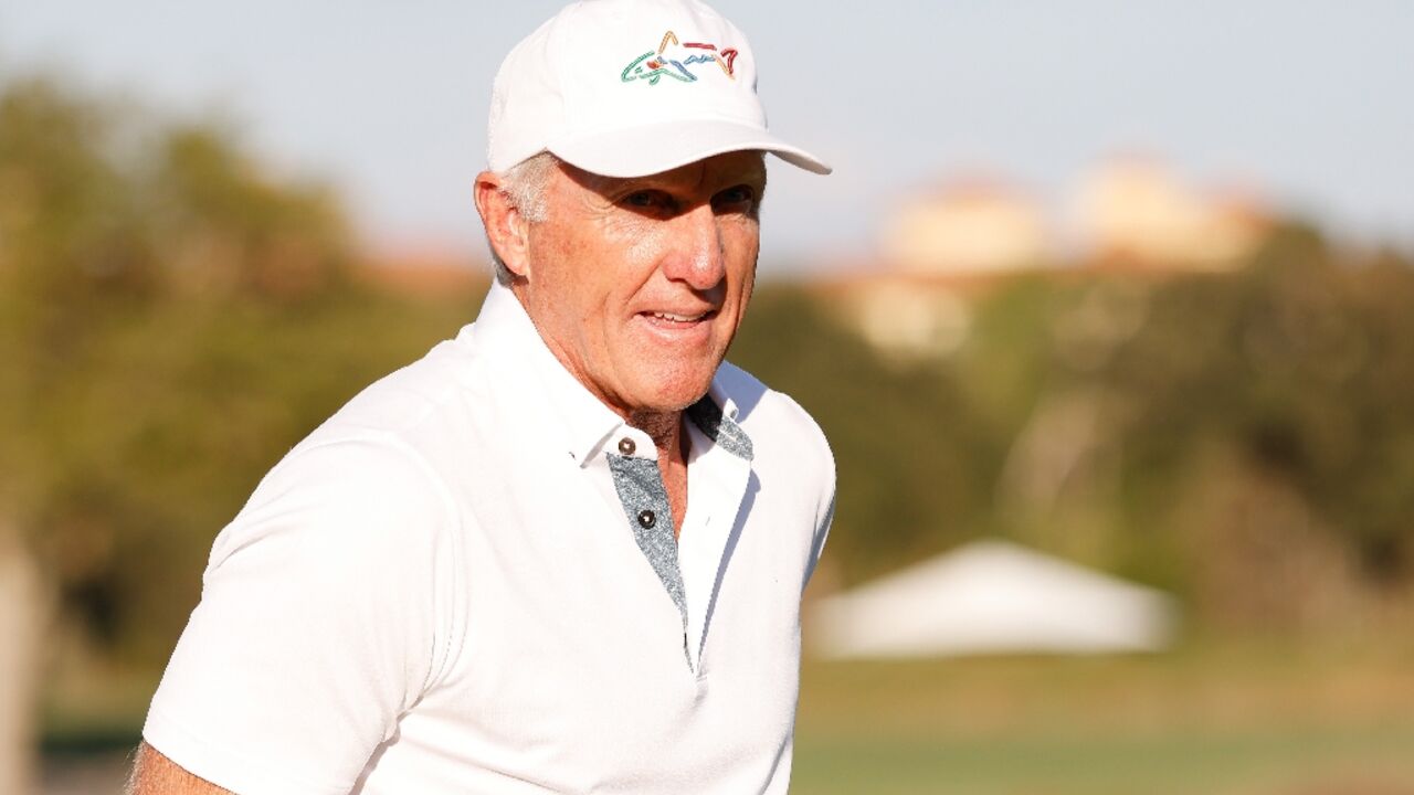 Australian Greg Norman at the QBE Shootout in December 2021