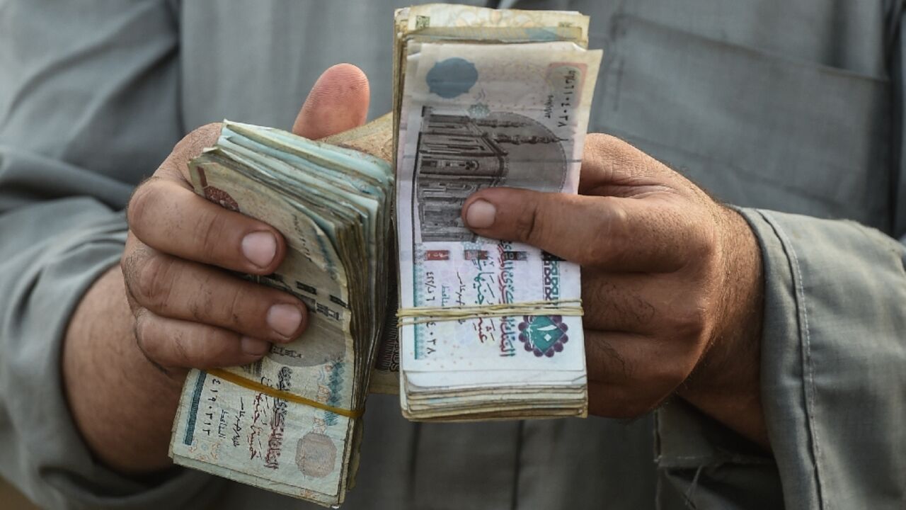 The Egyptian pound has plunged almost 17 percent against the US dollar on Monday as the economy worsens in the Arab world's most populous nation