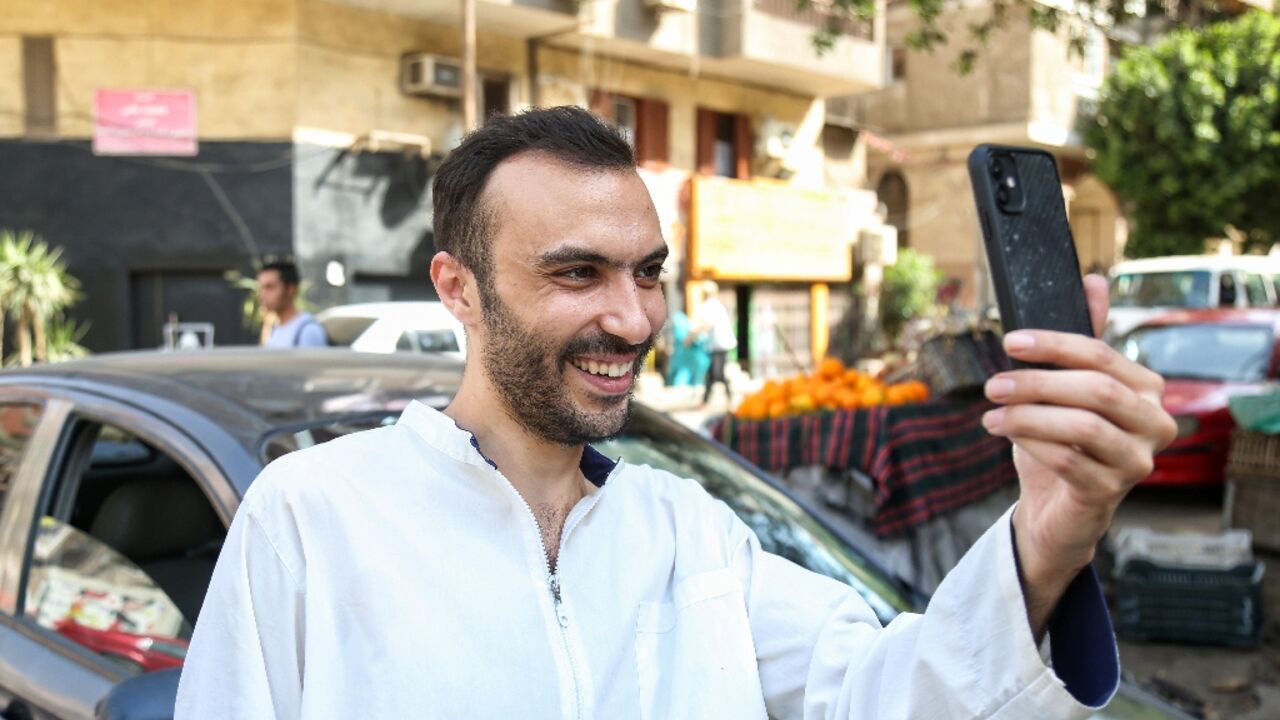 Egyptian doctor and political activist Walid Shawky was among those freed on Sunday